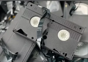 Old video cassettes